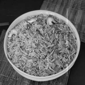 Schezwan Mushroom Fried Rice