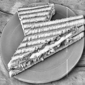 Peri peri chicken cheese sandwich
