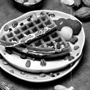 Mixed Fruits & Nuts Waffle