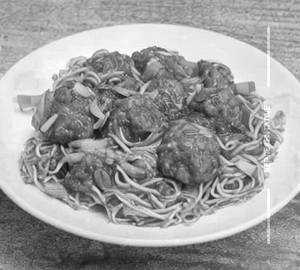 Chicken Manchurian Noodles