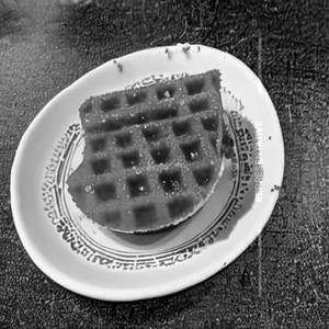 Red Velvet  Bubble Waffle