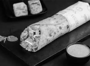 Achari Paneer Tikka Kathi Roll