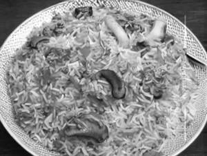 Mushroom Biryani