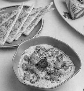 Jain Hummus Bowl