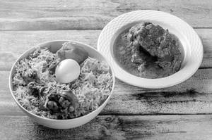 Chicken Biryani (large) + Chicken Rezala (2pcs)