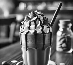 Belgian Almond Icecream Milkshake 350ml