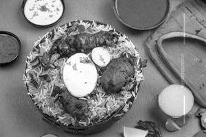 Donne Chicken Kshatriya Kabab Biryani