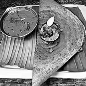 Mushroom Pavbhaji Dosa