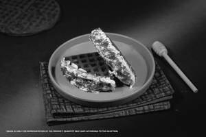 Red Velvet White Chocolate Waffle