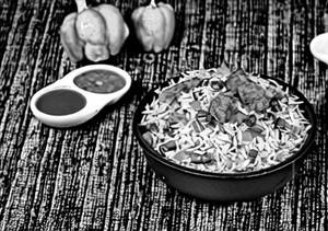Schezwan Mixed Fried Rice  