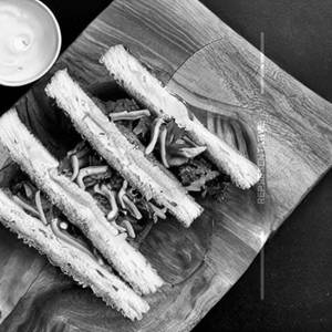 Mushroom Chilly Sandwich