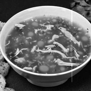 Chicken Burnt Garlic Soup