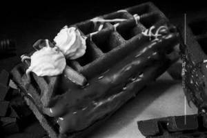 Belgian choco waffle