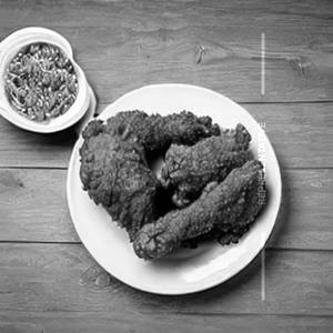 Piece fried chicken