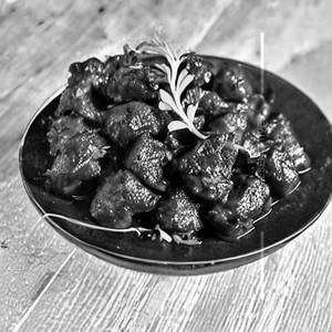 Garlic mutton