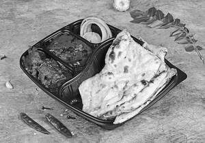 Butter Naan (2 Nos) + Mutton Rogan Josh (2 Pcs)