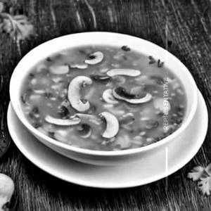Non Veg Button Mushroom Soup 