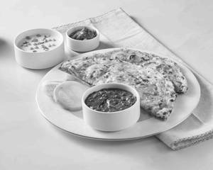 Aloo Kulcha With Dal & Raita