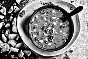 Veg Burnt Garlic Soup