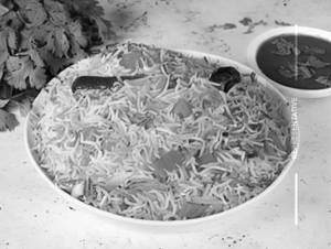 Vegetable biryani
