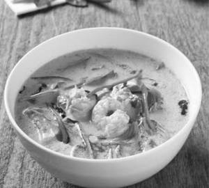 Prawns in Green Thai Curry