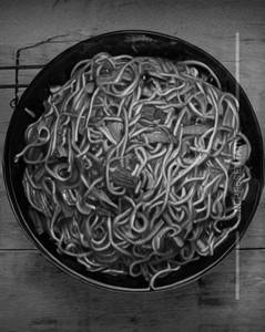 Schezwan Mushroom  Noodles