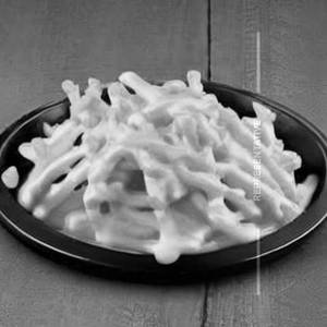 Cheesy crinckel fries