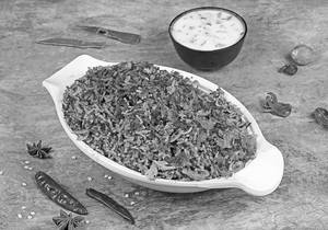 Special Hyderabad Keema Biryani Large