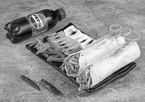 Shawarma Roll(2 Nos) + Pepsi (250 Ml)