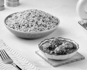 Fried Rice & Veg. Manchurian