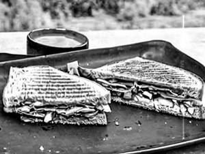 Paneer Bhurji Sandwich