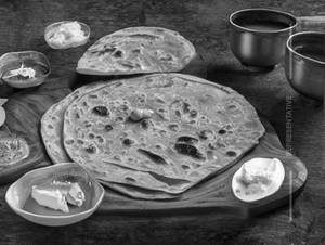 Butter Laccha Paratha (Wheat)