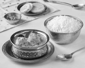 Kadi Pakodi Chawal