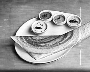 Sweet Corn Cheese Dosa