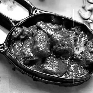 Mutton liver ghee roast