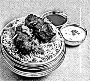 Veg Chicken Chukka Biryani