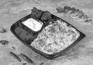 Biryani Rice (half) + Chicken Kabab (3 Pcs) + Pepsi (500 Ml)