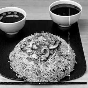 Mushroom Singapore Rice