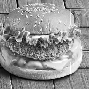 Classic cheesy juicy chicken burger