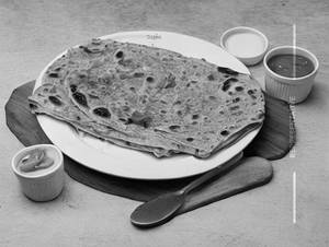 Pneer paratha (sabji or curd)