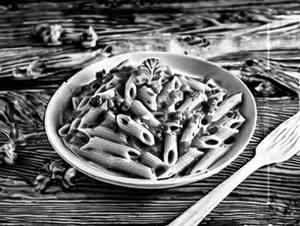 Mix sauce cheese pasta