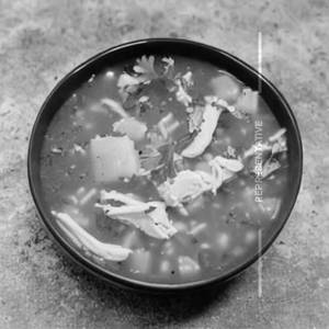 Chicken lemon cardiour soup