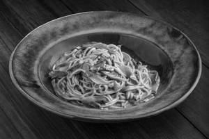 Truffle Wild Mushroom Spaghetti