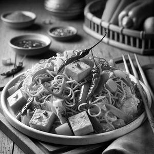 Veg Paneer Schezwan Noodles