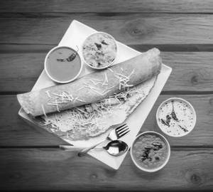 Cheese masala dosa