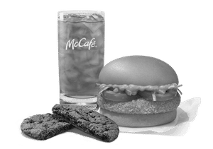 Choco Crunch Cookie + McAloo Tikki Burger + Lemon Ice Tea