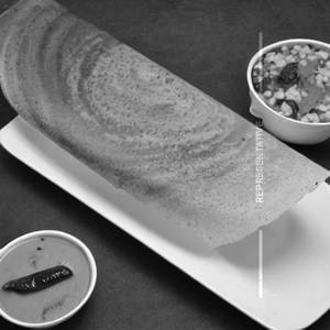 Rava Cheese Schezwan Corn Dosa