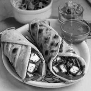 D Egg D Paneer Roll