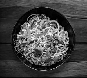 Chicken manchurian hakka noodles