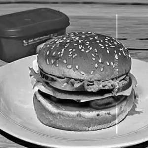 Veggie cheese paneer burger